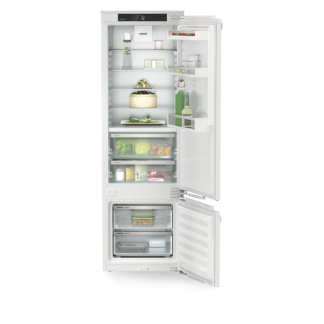 Combina frigorifica incorporabila Liebherr ICBbi 5122 Plus, BioFresh si SmartFrost, 56 cm, 255 l, DuoCooling, SmartDeviceBox, VarioSpace, UltraSilent, Clasa B